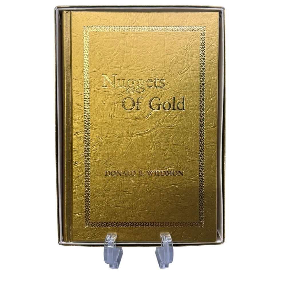 Nuggets‎ Of Gold 1977 Donald Wildmon Hardcover Book Christian Devotional Stories